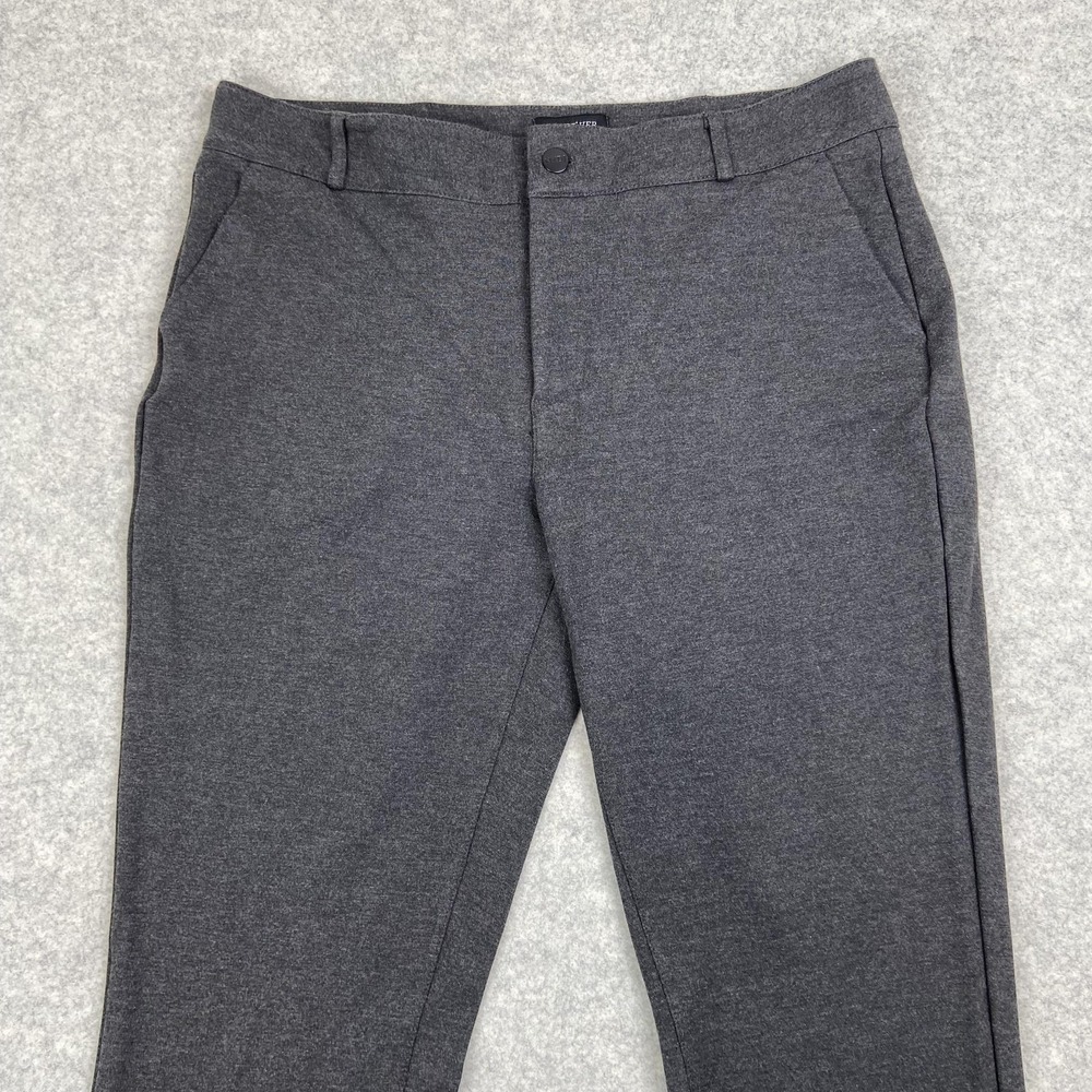 NYDJ Pants Womens 12 (35x30) Gray Sculpt-Her Lift Tuck Ponte Straight Dress